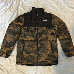 The North Face Boys' Reversible Full Zip Hooded Jacket. Boys L. Like New